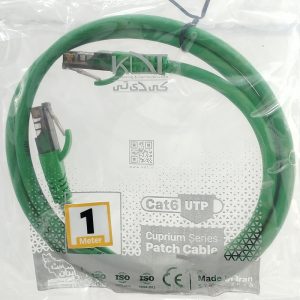 کابل پچ کورد 1 متر CAT6 UTP کی دی تی مدل PC-100CM6UTP